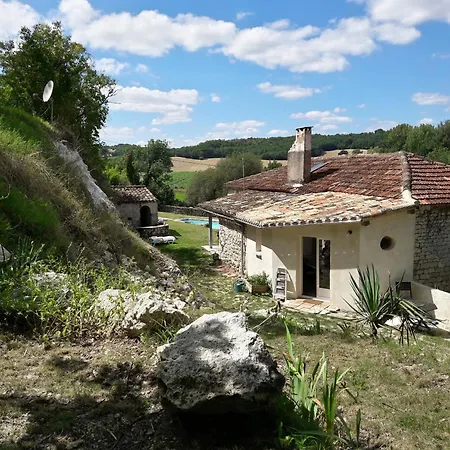 Dom wakacyjny Dans Hameau Avec Piscine Privee Castelnau-Montratier